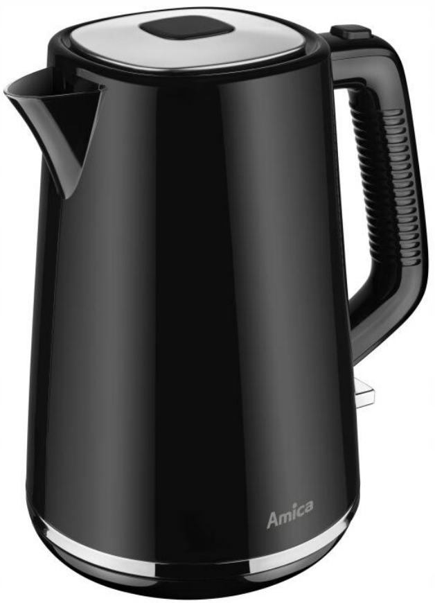 Rýchlovarná kanvica Amica KF 3040 2200 W 1,7 l čierna